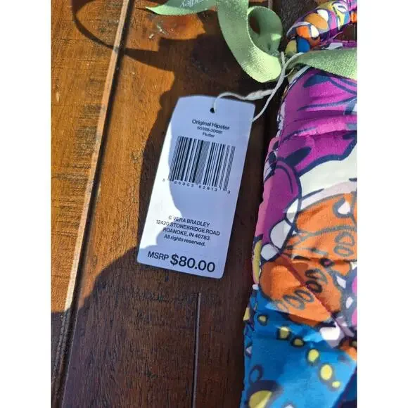 Vera Bradley Womens Featherweight Original Hipster Crossbody, Flutter, $80 MSRP - Picture 5 of 9